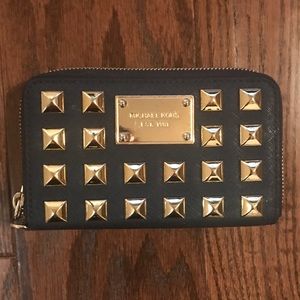 Michael Kors studded wallet